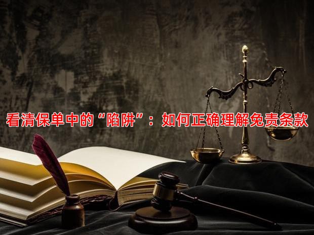 看清保单中的“陷阱”：如何正确理解免责条款
