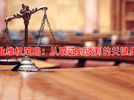 专业维权策略：从取证到谈判的关键步骤