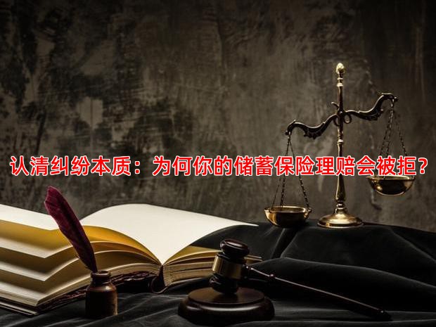认清纠纷本质：为何你的储蓄保险理赔会被拒？
