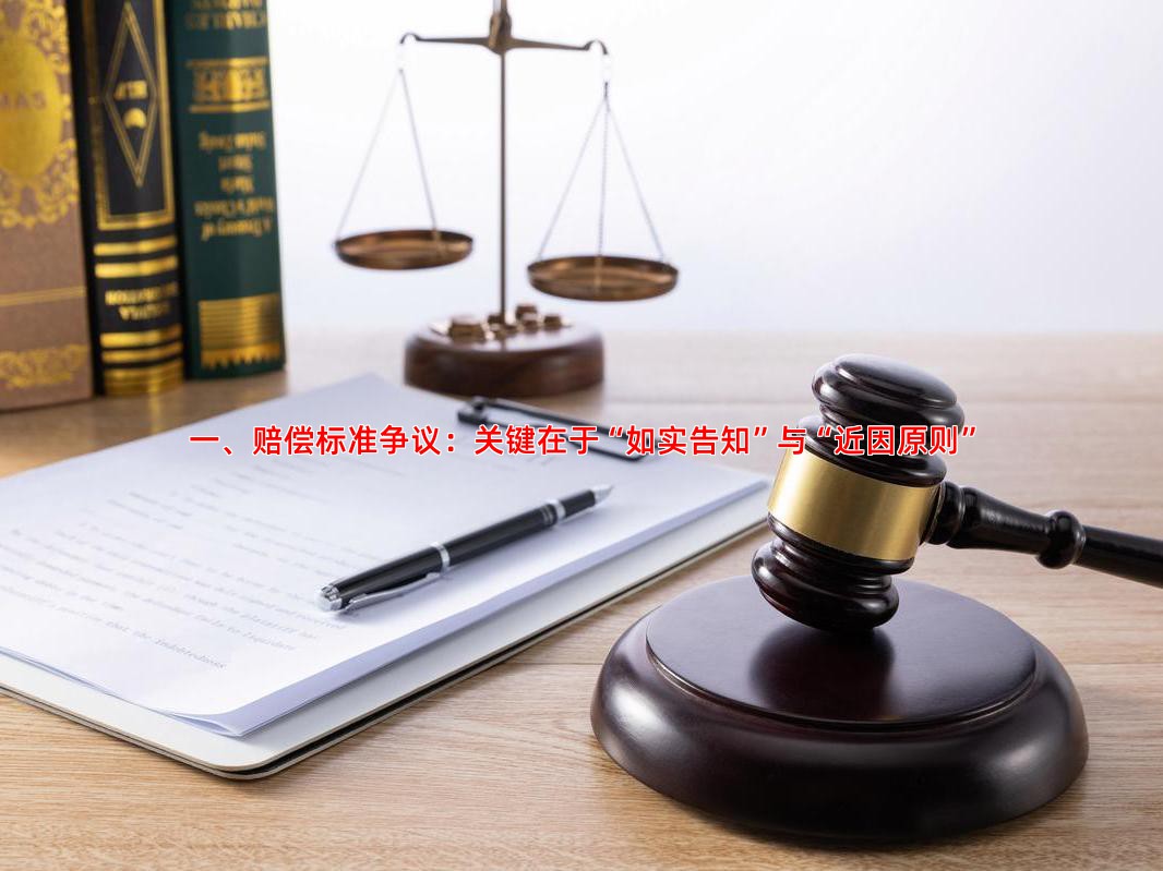 一、赔偿标准争议：关键在于“如实告知”与“近因原则”