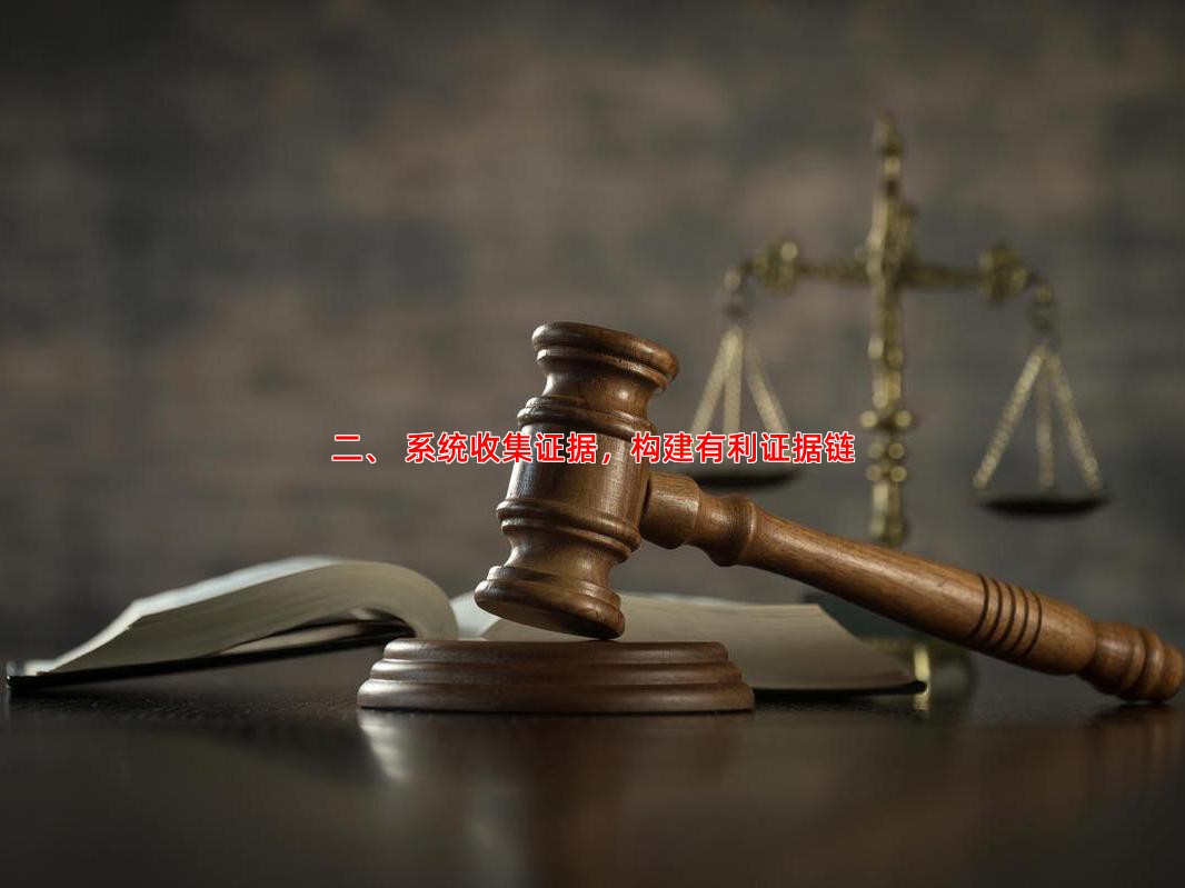 二、 系统收集证据，构建有利证据链
