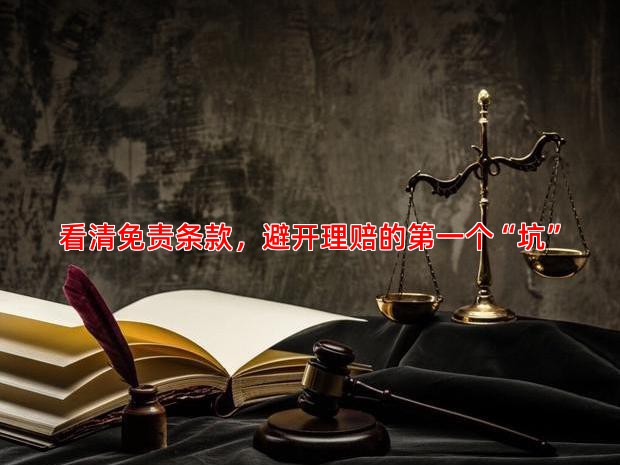 看清免责条款，避开理赔的个“坑”