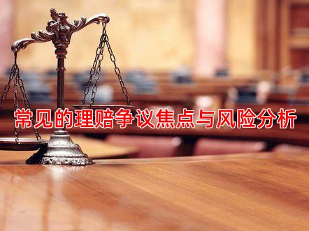 常见的理赔争议焦点与风险分析