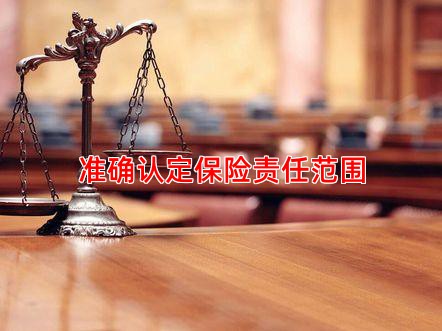 准确认定保险责任范围