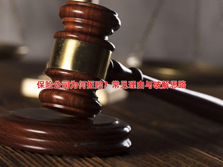 保险公司为何拒赔？常见理由与破解思路