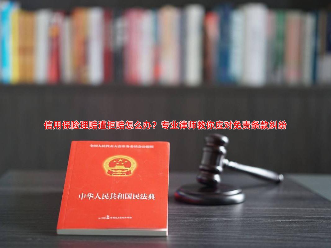 信用保险理赔遭拒赔怎么办？专业律师教你应对免责条款纠纷