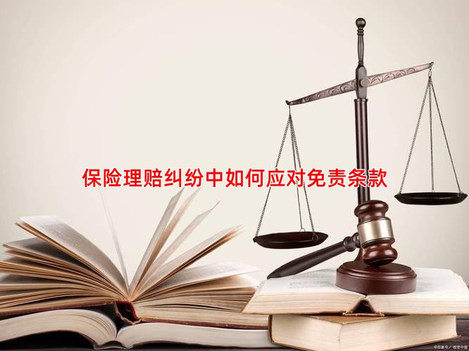 保险理赔纠纷中如何应对免责条款