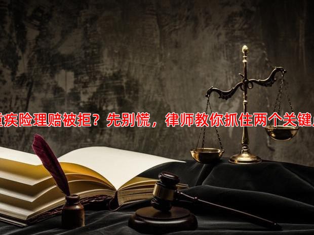 重疾险理赔被拒？先别慌，律师教你抓住两个关键点