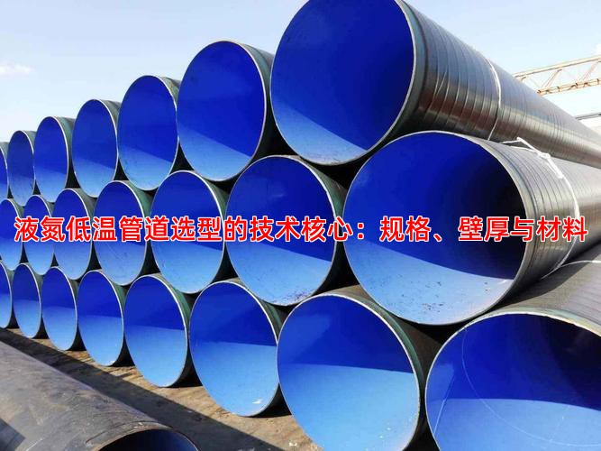 液氮低温管道选型的技术核心：规格、壁厚与材料