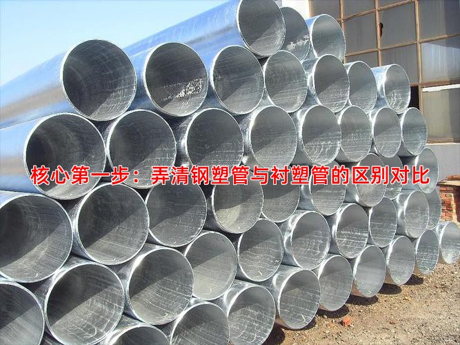 核心第一步：弄清钢塑管与衬塑管的区别对比