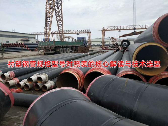 衬塑钢管规格型号对照表的核心解读与技术选型