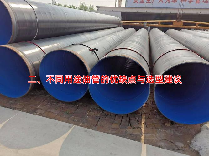 二、不同用途油管的优缺点与选型建议