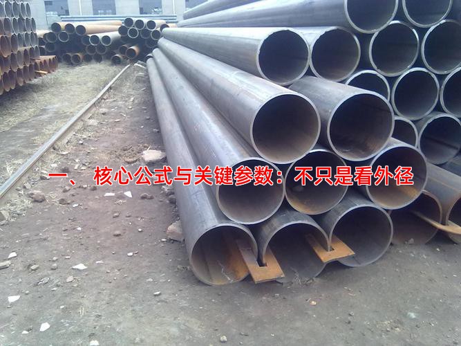 一、 核心公式与关键参数：不只是看外径