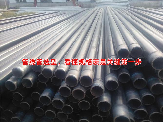 管线管选型，看懂规格表是关键第一步