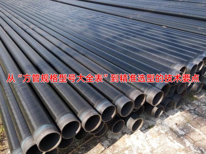 从“方管规格型号大全表”到精准选型的技术要点