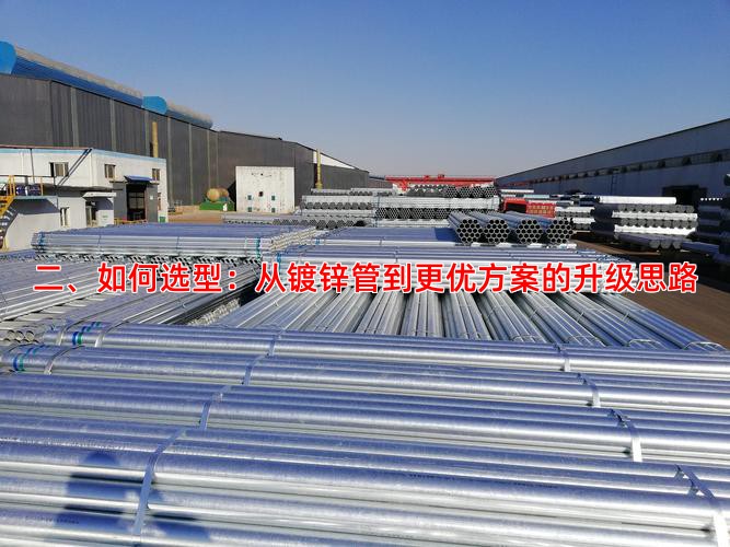 二、如何选型：从镀锌管到更优方案的升级思路