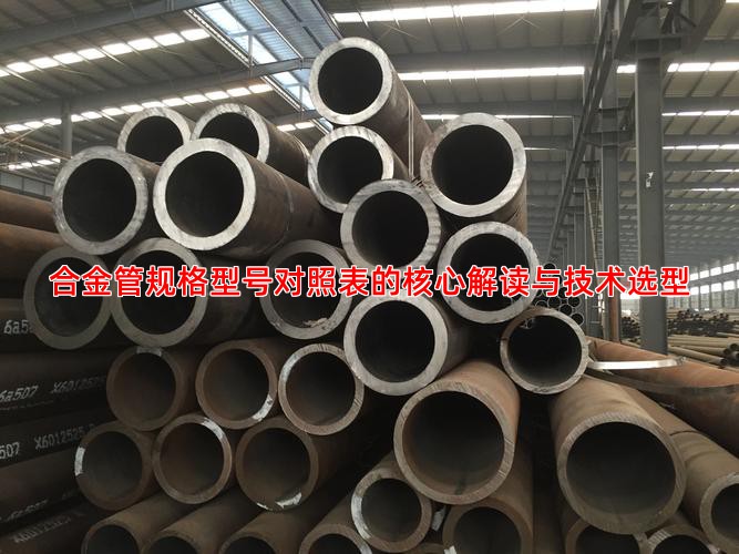 合金管规格型号对照表的核心解读与技术选型