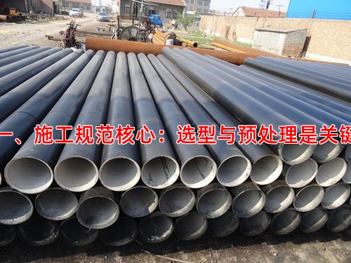 一、施工规范核心：选型与预处理是关键