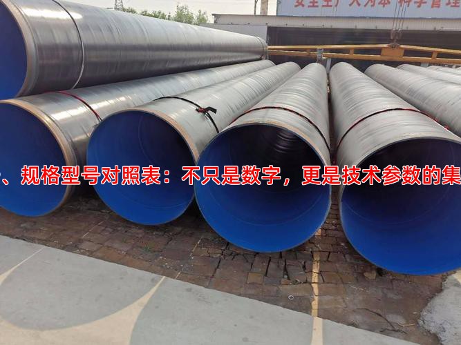 一、规格型号对照表：不只是数字，更是技术参数的集合