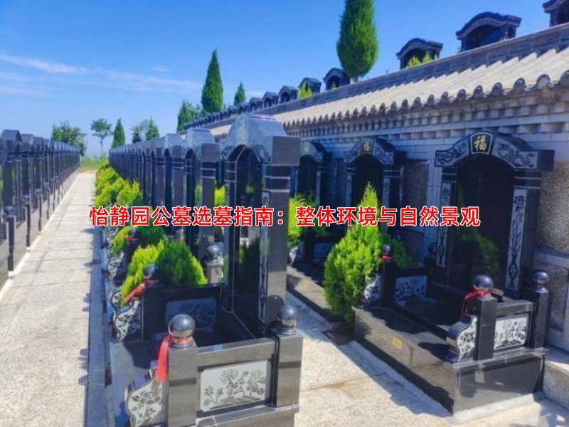 怡静园公墓选墓指南：整体环境与自然景观