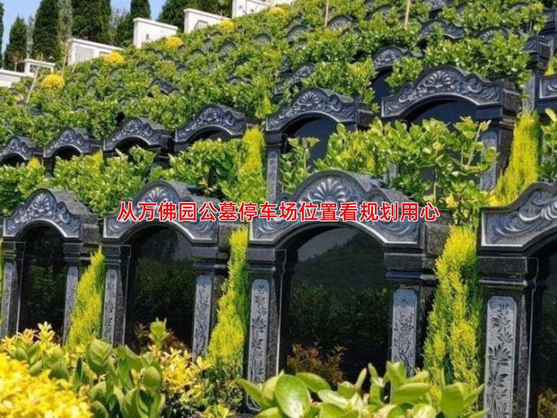 从万佛园公墓停车场位置看规划用心