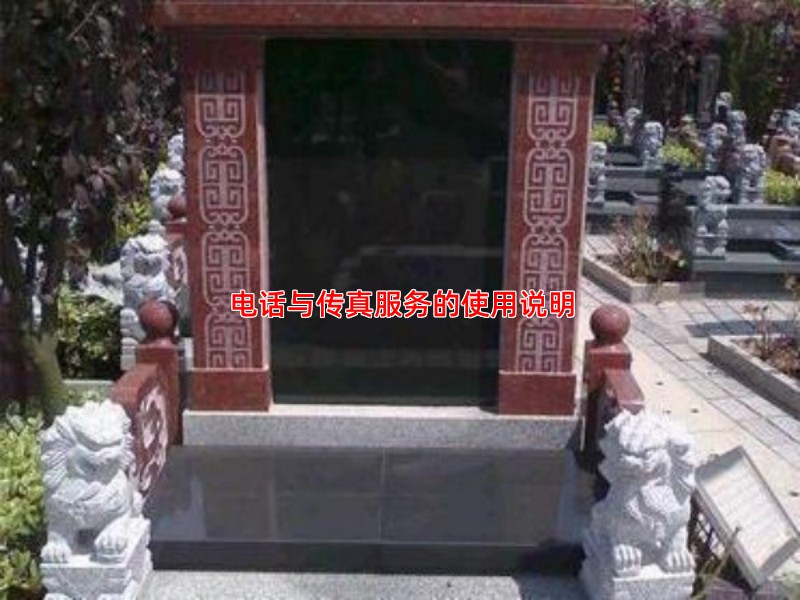 电话与传真服务的使用说明