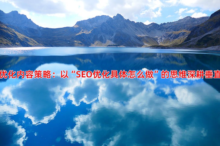 二、优化内容策略：以“SEO优化具体怎么做”的思维深耕垂直领域