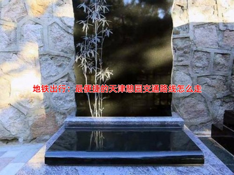 地铁出行：便捷的天津憩园交通路线怎么走