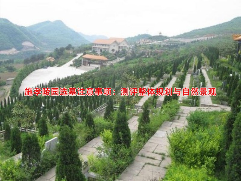 施孝陵园选墓注意事项：测评整体规划与自然景观
