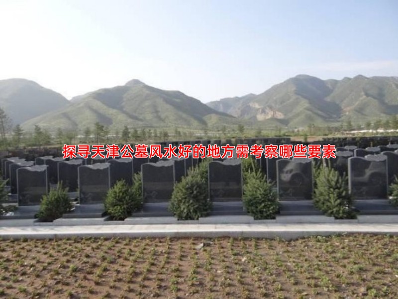 探寻天津公墓风水好的地方需考察哪些要素