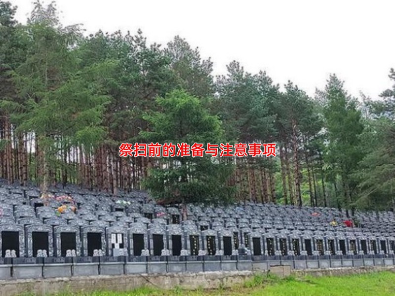 祭扫前的准备与注意事项