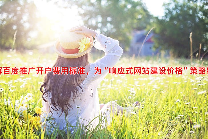 了解百度推广开户费用标准，为“响应式网站建设价格”策略铺路