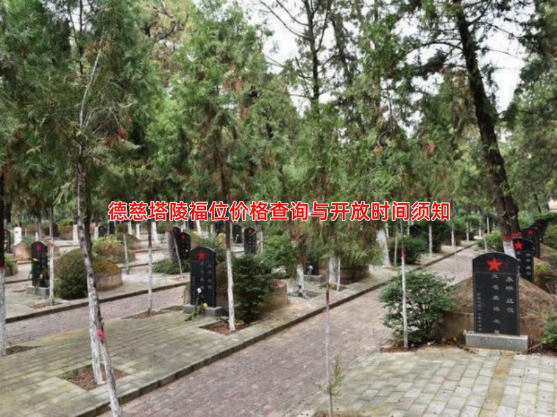 德慈塔陵福位价格查询与开放时间须知