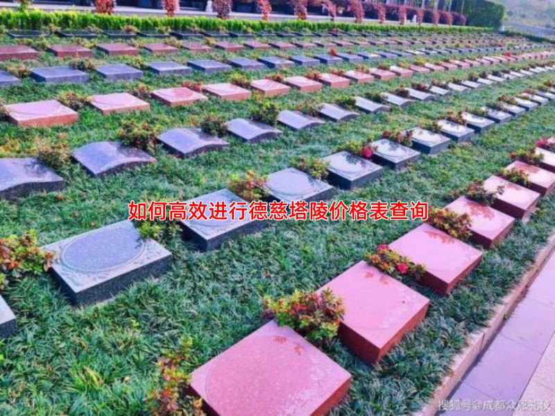 如何高效进行德慈塔陵价格表查询
