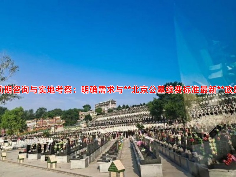前期咨询与实地考察：明确需求与**北京公墓续费标准新**政策