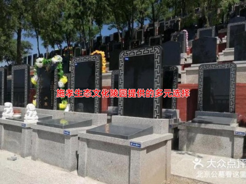 施孝生态文化陵园提供的多元选择