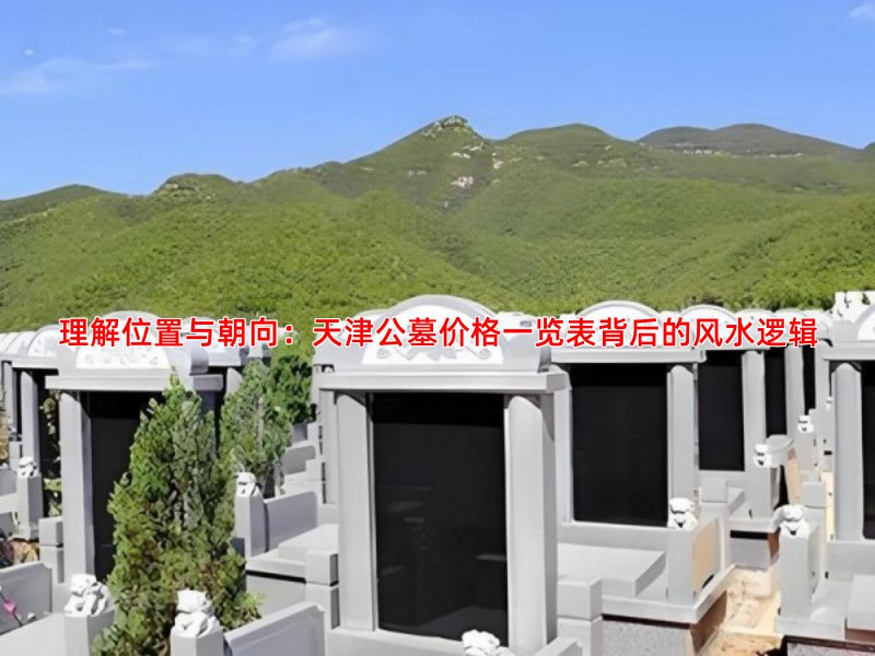 理解位置与朝向：天津公墓价格一览表背后的风水逻辑