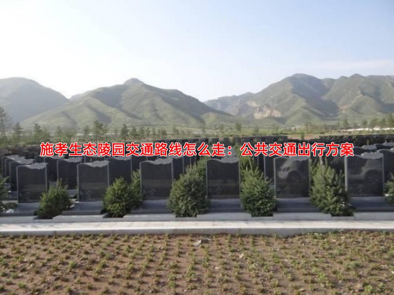 施孝生态陵园交通路线怎么走：公共交通出行方案