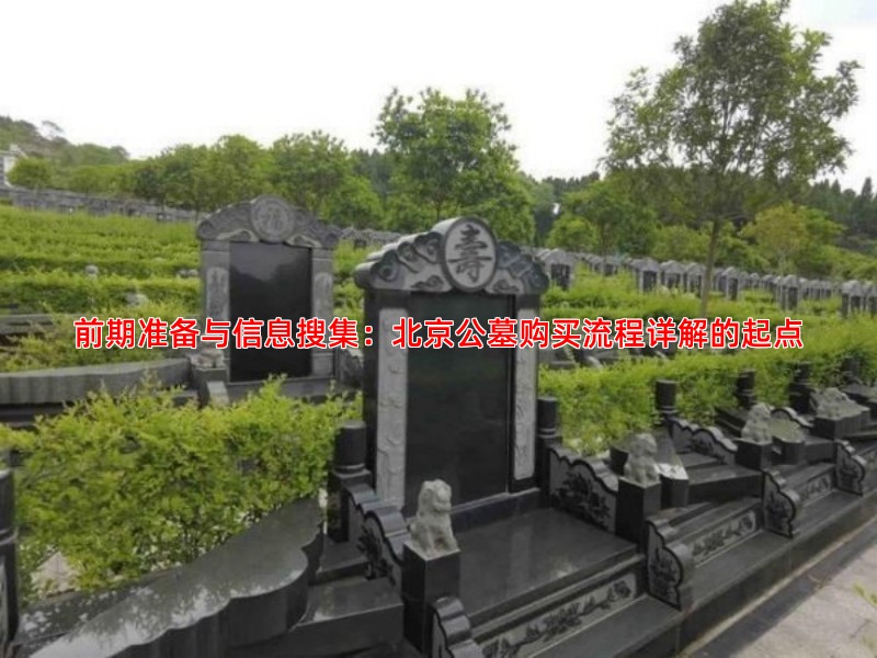 前期准备与信息搜集：北京公墓购买流程详解的起点