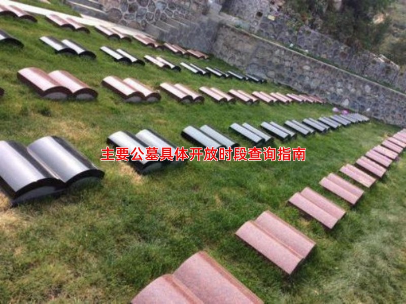 主要公墓具体开放时段查询指南