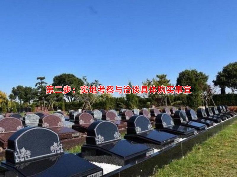 第二步：实地考察与洽谈具体购买事宜