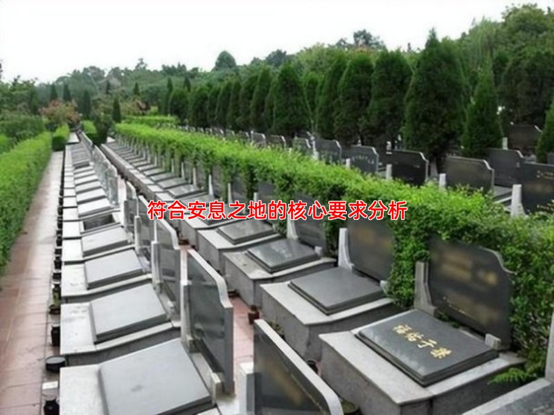 符合安息之地的核心要求分析