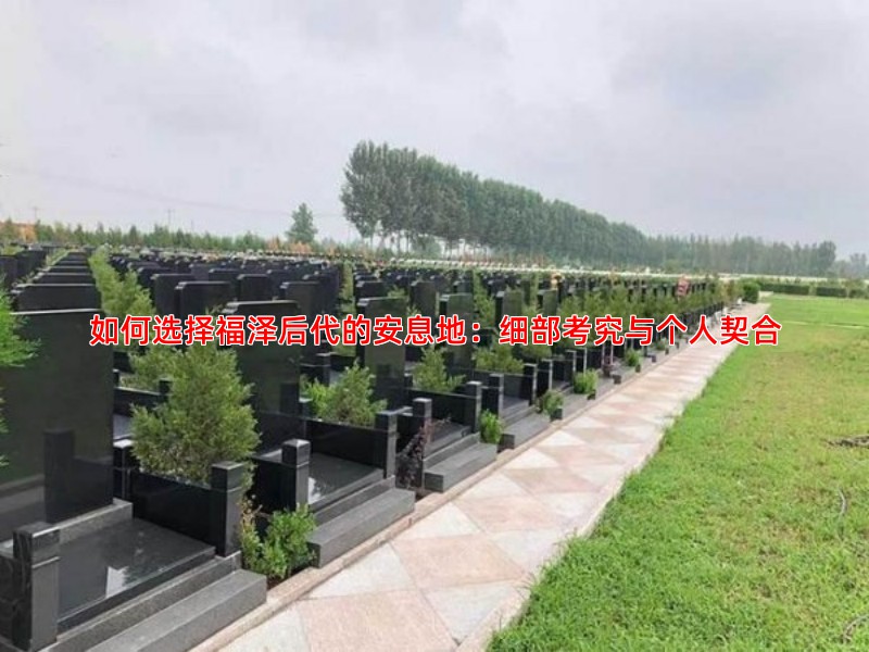 如何选择福泽后代的安息地：细部考究与个人契合