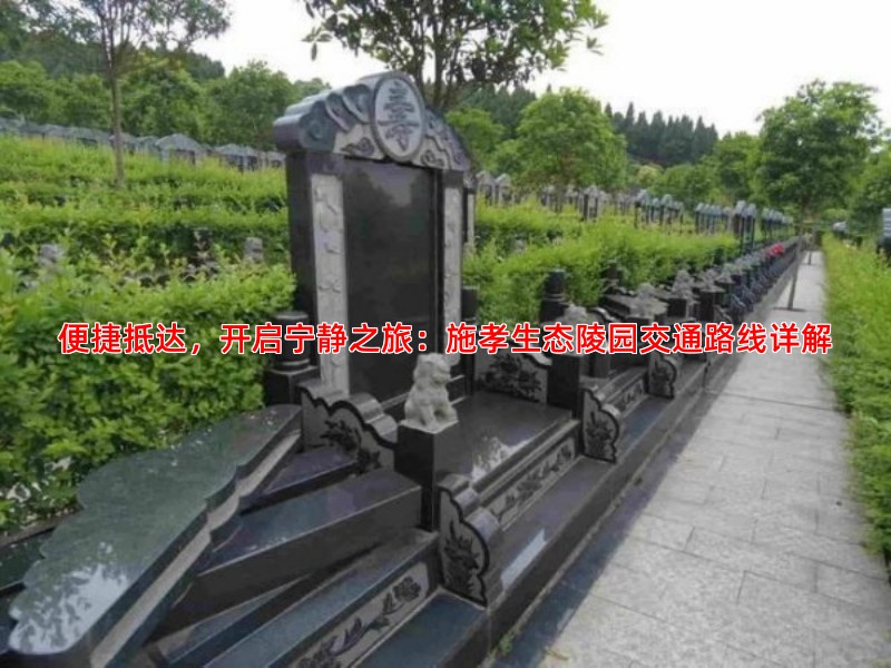 在施孝文化陵园，体验尊重生命与自然和谐的环境之美