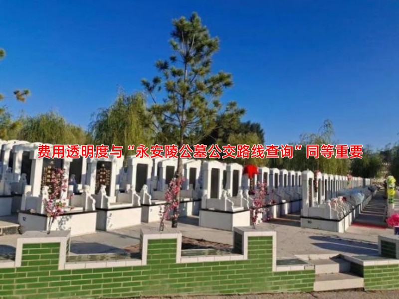费用透明度与“永安陵公墓公交路线查询”同等重要