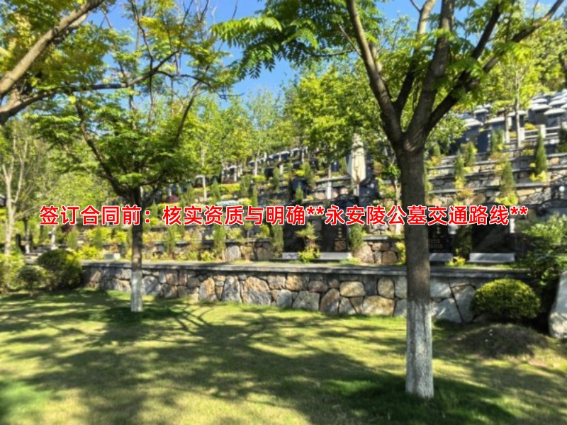 永安陵公墓购墓合同签订注意事项与权益保障